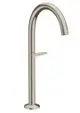 AXOR-HG-AXOR-One-Waschtischmischer-Select-260-fuer-Waschschuesseln-mit-Push-Open-Ablaufgarnitur-Brushed-Nickel-48030820 gallery number 1